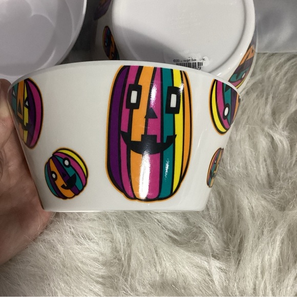 NWOT Set of 3 Melamine 2013 Target Halloween Pumpkin Cereal Bowls - Picture 4 of 7